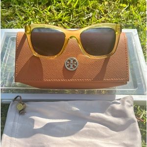 Authentic Tory Burch Sunglasses TY7118 1724/80 Crystal Frames NWOT.